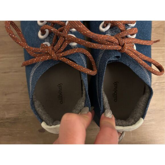 Allbirds Wool Dasher Mizzle Knit Running Shoes Mens 13 Blue Lace Up Sustainable main image 3